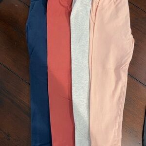 Old Navy Blue and Pink Leggings Stretchy Full-Length Bottoms